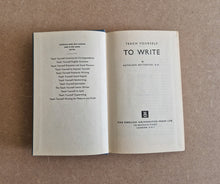 Load image into Gallery viewer, Teach Yourself To Write By Kathleen Betterton 1964 Vintage Book
