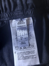 Load image into Gallery viewer, Adidas Manchester United Away Football Shorts Black Gold Mens Size S

