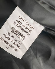 Load image into Gallery viewer, USE CLUP Men’s Black Faux Leather Biker Jacket – Size S – Made in Turkey
