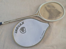 Load image into Gallery viewer, Vintage Jaguar Lady Vitesse Professional Squash Racket with Original Cover 69cm
