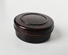 Load image into Gallery viewer, Vintage Bakelite Plastic Shoe Polish Pot Round Brown 4.5cm Collectible
