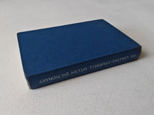 Load image into Gallery viewer, Vintage 1960 Collins-Spurrell Welsh Dictionary Blue Cloth Hardback Re-edited
