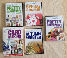 Load image into Gallery viewer, Joanna Sheen's Card Making DVD Box Set 7 Programmes 4 Discs
