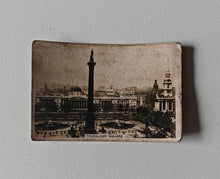 Load image into Gallery viewer, 2 x Sights of London Cigarette Cards Trafalgar Square &amp; Broadcasting House 1930s
