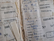 Load image into Gallery viewer, Vintage ephemera: Old Hire Purchase Reciept Book With Recepts, Poole Central Warehouse Ltd, 1951 - 1
