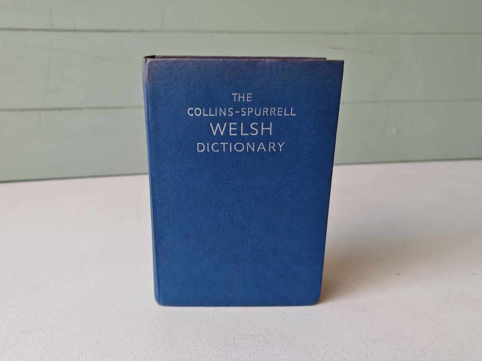 Vintage 1960 Collins-Spurrell Welsh Dictionary Blue Cloth Hardback Re-edited