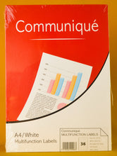 Load image into Gallery viewer, Antalis Communique Multifunction Labels A4 White - 48.9mm x 29.6mm - 3600 Labels

