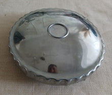 Load image into Gallery viewer, Vintage Metal Fuel Cap Cover 11cm Diameter Classic Car Tractor HGV Style
