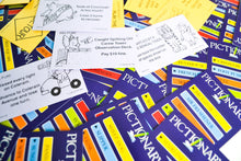 Load image into Gallery viewer, 140 Random Games Cards: Pictionary Question Card &amp; Others, Ideal for arts and crafts
