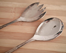 Load image into Gallery viewer, Vintage Silver Plated Salad Serving Set – 23cm Long – Elegant Tableware
