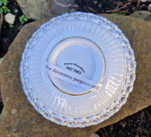 Load image into Gallery viewer, Beautiful porcelain pierced chintzy dish made by past times 1980s , Lattice Bowl - Beautiful Colours
