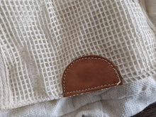 Load image into Gallery viewer, Vintage Canva Cotton Messenger Bag White Colour Made In Hong Kong Genuine Vintag
