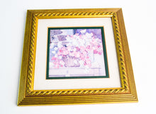Load image into Gallery viewer, Vintage &#39;Sweet Peas&#39; By Adelene Fletcher - Framed Print (22cm X 22cm Inc Frame) -flowers
