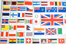 Load image into Gallery viewer, Vintage Large Book Plate: World Flags.  The National Flags Of All  the independent people of the wor
