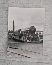 Load image into Gallery viewer, Black White Photo Locomotive Steam Engine North Yorkshireman 30/06/81 4472 Flying Scotman Turned at
