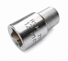 Load image into Gallery viewer, King Dick 12mm Socket HSM 212 Chrome Vanadium 1/2" Drive Metric Tool
