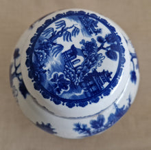 Load image into Gallery viewer, Vintage ginger jar Royal Cauldon Bristol Ironstone Willow Chinese style painted
