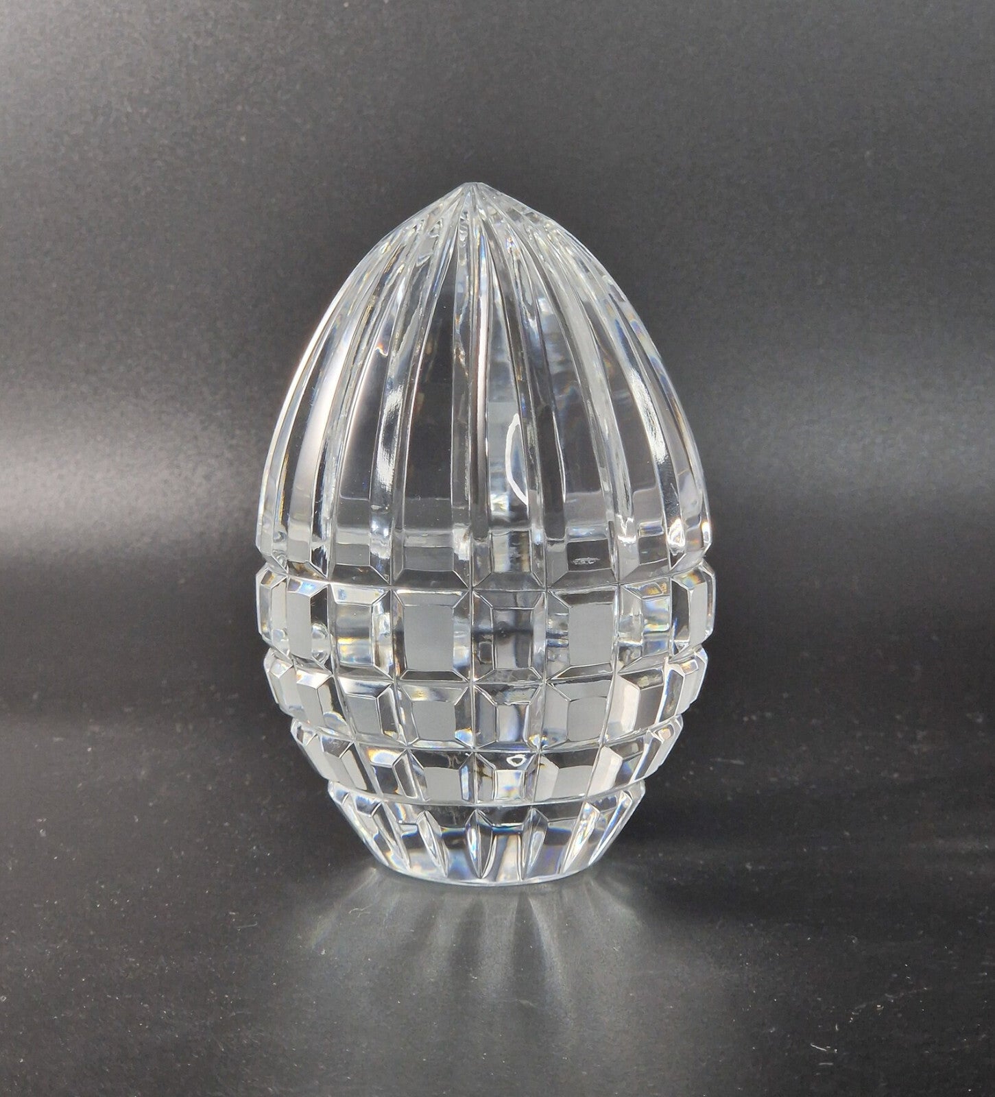 Vintage Burns Crystal of Scotland Glass Paperweight
