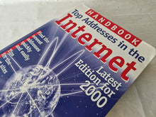 Load image into Gallery viewer, Handbook of top addresses in the internet Year 2000 Edition Rare Vintage Book
