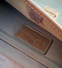 Load image into Gallery viewer, Vintage Charles Jourdan Actif Paris Leather &amp; Canvas Briefcase Document Bag
