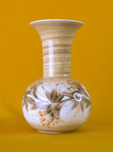 Load image into Gallery viewer, Vintage Jersey Pottery Vase , Floral Flower Pattern, Hand Painted Studio Channel

