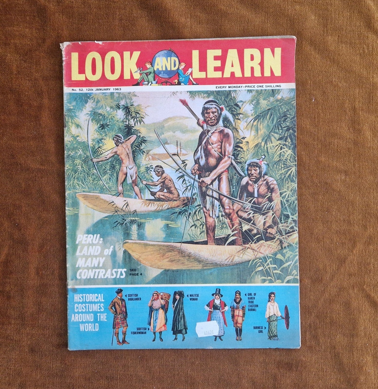Vintage Look and Learn Magazine Issue No.52 Dated 12th January 1963