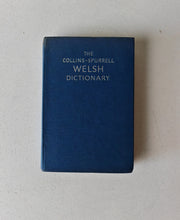 Load image into Gallery viewer, Vintage 1960 Collins-Spurrell Welsh Dictionary Blue Cloth Hardback Re-edited

