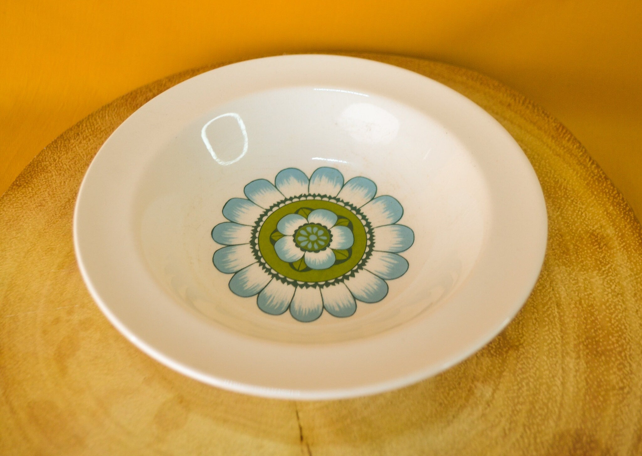 Vintage Retro 60s 70s J & G Meakin Ironstone Pottery Porcelain Bowl Di ...