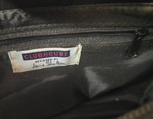 Load image into Gallery viewer, Clubhouse Crocodile Pattern Shoulder Bag by Jane Shilton Black Colour
