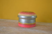 Load image into Gallery viewer, Vintage Indian round bamboo trinket jewellery storage box, Hindu God Theme
