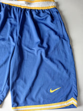 Load image into Gallery viewer, Nike Golden State Warriors NBA Basketball Shorts Blue Yellow Size XL 18-20
