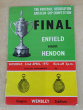 Load image into Gallery viewer, The Football Association Amateur Cup Competition Final, England V Hendon, 1972

