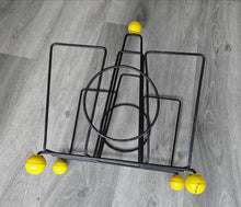 Load image into Gallery viewer, Fablulous and Funky Vintage 1950&#39;s 1960&#39;s? &#39;Sputnik&#39; &#39;Atomic&#39; Black Coated W
