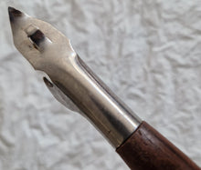 Load image into Gallery viewer, Vintage Wooden Handle Can and Bottle Opener Multi tool

