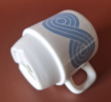Load image into Gallery viewer, Vintage Wedgwood Hotelware Small Size Coffee Cup , Blue Pattern on white
