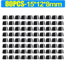 Load image into Gallery viewer, 8/80Pcs Rubber Pads Floor Protectors Non-slip Cutting Board Furniture Bumper Gasket Table Chair Leg Cover Furniture Hardware Mat
