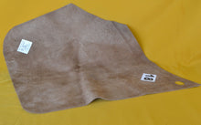 Load image into Gallery viewer, One Small Piece Cowhide Genuine Natuzzi Brown LEATHER MATERIAL Sample , Scrap Piece
