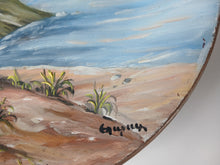 Load image into Gallery viewer, Hand Painted Zakynthos Greece Decorative Wall Plate Coastal Landscape 27cm

