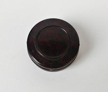 Load image into Gallery viewer, Vintage Bakelite Plastic Shoe Polish Pot Round Brown 4.5cm Collectible
