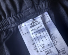 Load image into Gallery viewer, Adidas Manchester United Away Football Shorts Black Gold Mens Size S
