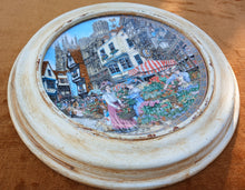 Load image into Gallery viewer, Royal Worcester Fine Bone China Cathedral Market Wall Plate Framed 28.5cm
