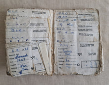 Load image into Gallery viewer, Vintage ephemera: Old Hire Purchase Reciept Book With Recepts, Poole Central Warehouse Ltd, 1951 - 1
