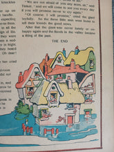 Load image into Gallery viewer, Vintage The Unhappy Giant Double Page Book Print Fairy Tale Illustration 35x25.5
