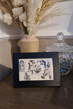 Load image into Gallery viewer, Vintage Book Plate Illustration Picture Frame Arabian Nights Queen Shahrazad
