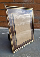 Load image into Gallery viewer, Gold tone finish picture frame with glass , Photo frame* free standing, 26cm x 21cm (19.5cm x 14cm)
