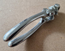 Load image into Gallery viewer, Vintage Chrome Metal Lincoln Imp Devil Head Crab Nut Cracker Nutcracker
