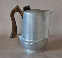 Load image into Gallery viewer, Vintage Picquot Ware Teapot Aluminium With Wooden Handle 50s
