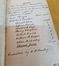 Load image into Gallery viewer, Vintage Old Church Notebook, Paper Ephemera, nice handwritten , Church clearance find, 1923-1936

