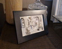 Load image into Gallery viewer, Vintage Book Plate Illustration Picture Frame Arabian Nights Queen Shahrazad
