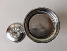 Load image into Gallery viewer, Vintage Royal Commemorative Tea Caddy Canister - Silver with Royal Portraits
